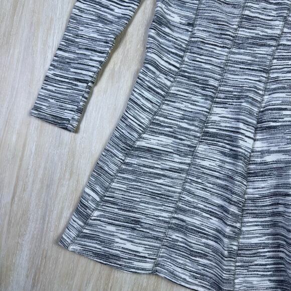 Anthropologie Saturday Sunday Gray Space Dye Bookend Sweater Dress XS Petite - Picture 4 of 15